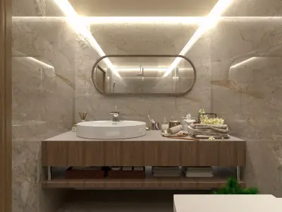 BATHROOM DESIIGN 3D model
