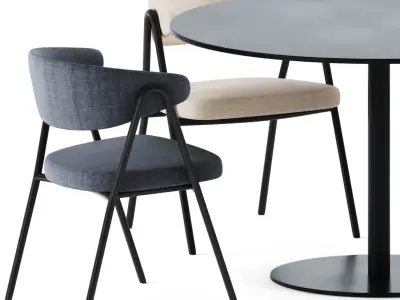 Dining T-Table by Tribu 3D model