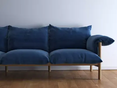 Wilfred Sofa 264 3D model