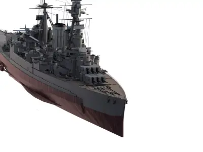 US NAVY BattleCruiser USS Columbus 3D model