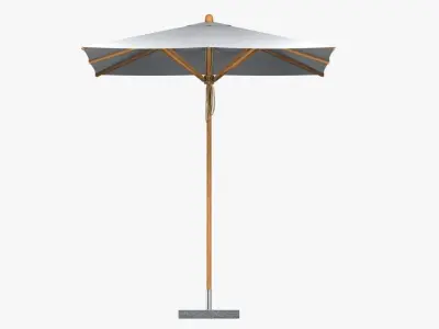 Bambrella levante outdoor parasol 3D model
