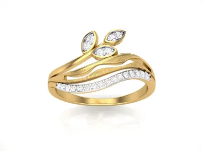 Delicate Ring - 7 3D print model