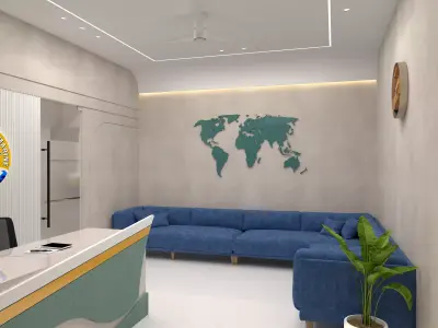 Shipping Office Interior 3D model