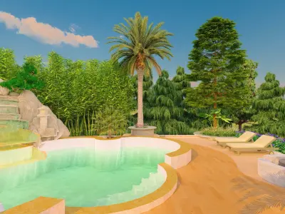 Swimming Pool 3D model