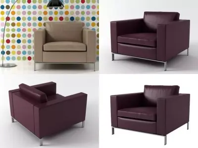 Foster 503 armchair 3D model