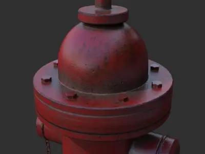 Fire Hydrant 3D model 44