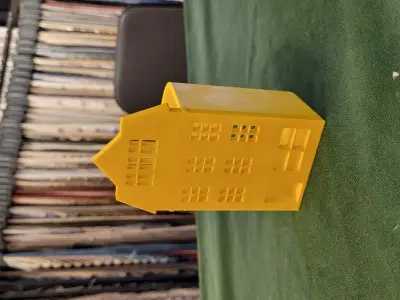 AMSTERDAM HOUSES TEALIGHT HOLDER NO 2 PENHOLDER 3D print model