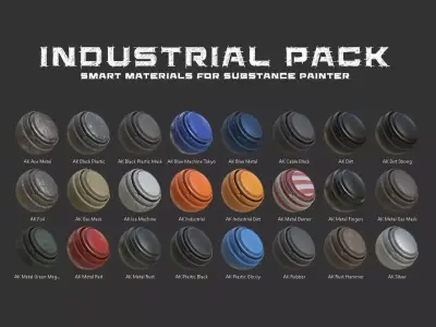 Industrial Smart Materials Pack Texture