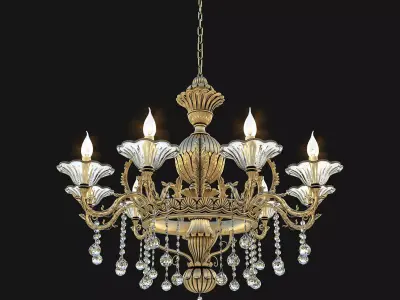 Classic Chandelier 3 3D model