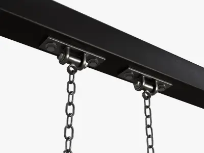 Playground outdoor swing set 02 3D model
