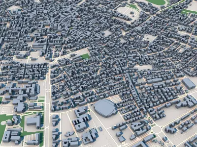 Ravenna City Emilia Romagna region Italy 3D model