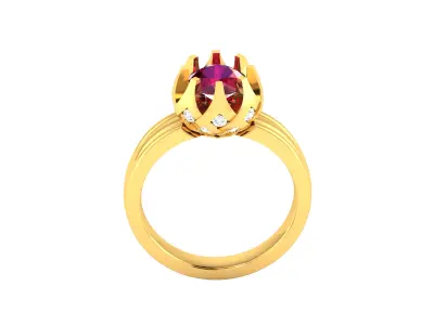 Women Ring  Render 3dm STL OBJ FBX Details 3D print model 184