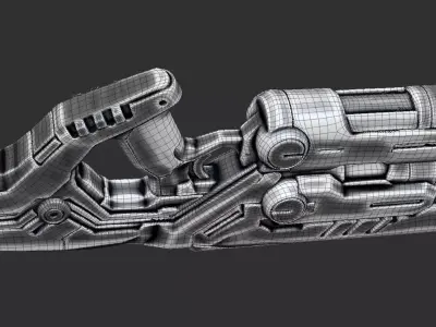 Voidstrike Low-poly 3D model