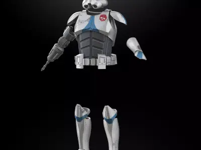 Corporal Echo One12 Scale Figure Custom STL Files 3D print model