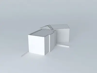 Riga street  Free 3D model