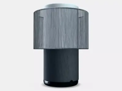 SYMFONISK Speaker lamp w Wi-Fi textile shade 1 Low-poly 3D model