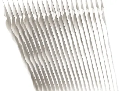  decorative fabric ceiling 3 3D model