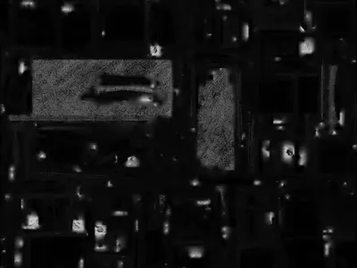 Abandoned Bus Stop Shelter 3D Model Urban Ruin Low-poly 3D model