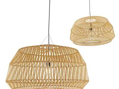 bamboo lamp 19 3D model