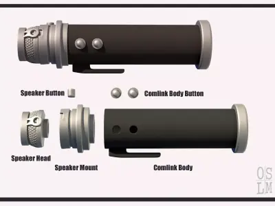 Rebel Alliance Crozo 2-MAL Comlink  3D print model