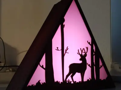 DEER LAMP 3D print model