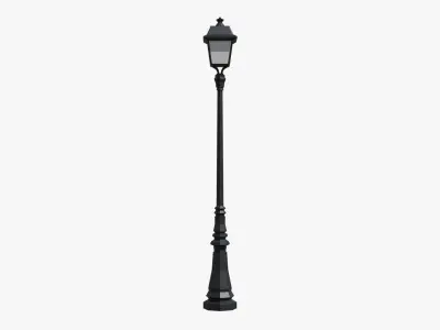 Street Light Low-poly 3D model 34