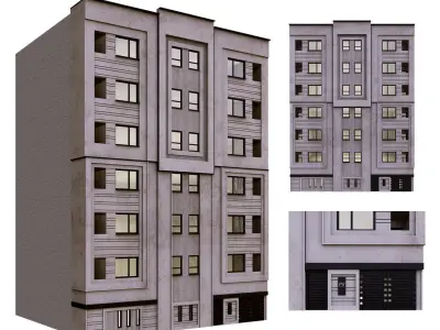 13 building 3D Model Pack