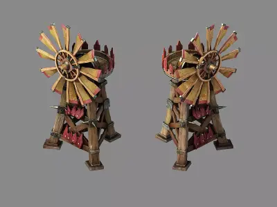 Steam Harbour - Camp Windmill 01 3D model