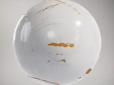 Marble White Textured HQ PBR Textures Set Texture