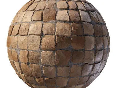 Mrf Pavement Set38 Low-poly 3D model