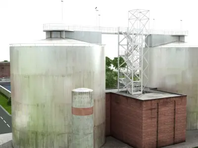  Realistic Water Treatment Plant 