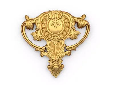 Classic carved decor ornament 471 3D print model purchase