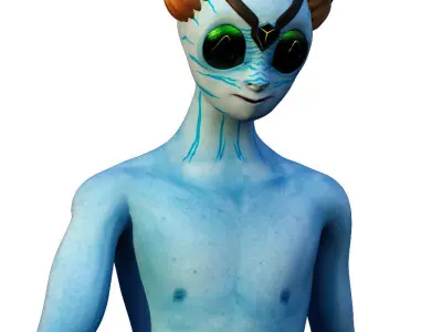 Sci-Fi Avatar 3D model