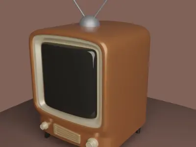 NOSTALGIC TELEVISION Free 3D model