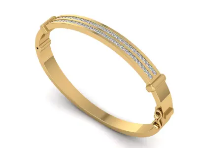 Male bracelet 3D print model