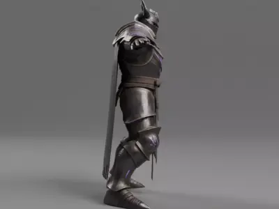 Void Armor Character Dark Sci Fi Cosmetic CGI Model 3D model