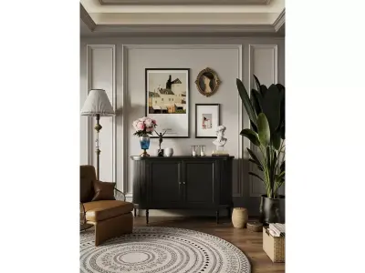 French retro 3D model