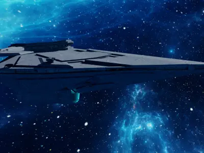 Nebula Whisper Low-poly 3D model