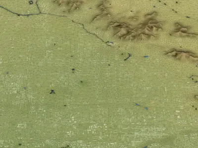Phoenix - 3D City Topography Terrain 3D Model Pack