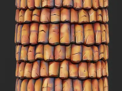 Stylized Roof Seamless Texture Texture