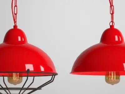 Hanging Lamp LOFT HOUSE P-89 P-91 3D model