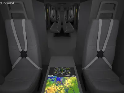  Bell V-280 Vertical Lift Combat Vehicle Flying Rigged for Maya 