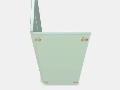 STENSUND 2-p door f corner base cabinet set Low-poly 3D model