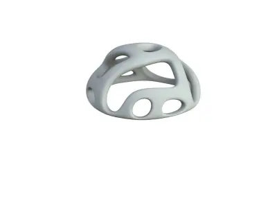 SciFi Cube Object No 45433 Low Poly Shape Low-poly 3D model