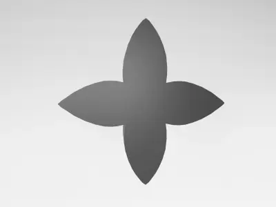 Louis Vuitton Pattern v3 003 Free low-poly 3D model