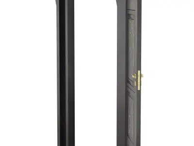 Dor-01 open door 3D model