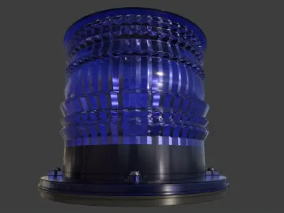 Threshold Lamp 02 - High Poly 3D model