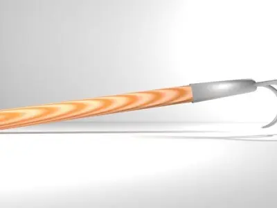 Farm Tool - Hook 3D model