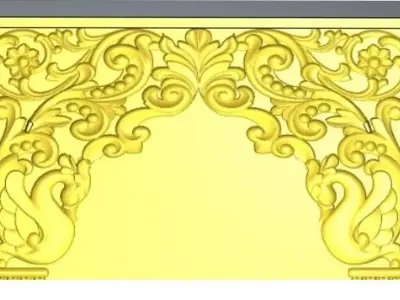 DOOR  TEMOLE GATE 3D model