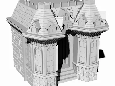 Victorian house model - Elizabeth 3D print model